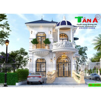 Thiết Kế Nhà Đẹp BIỆT THỰ TÂN CỔ MÁI NHẬT ĐẸP NỔI BẬT TẠI HÀ NAM