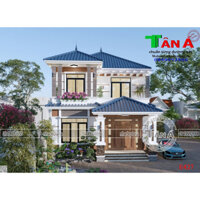 Thiết Kế Nhà Đẹp CHIÊM NGƯỠNG MẪU 2 TẦNG MÁI NHẬT ĐẸP TẠI NGHI XUÂN – HÀ TĨNH