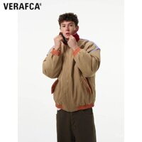 Thiết kế rộng rãi CA Mỹ thường ngày VERAF Áo khoác cổ đôi mùa xuân và mùa thu Áo bomber cặp đôi Áo khoác niche Retro
