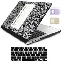 Thiết kế sách Vỏ máy tính xách tay có vỏ bàn phím Tương thích với vỏ MacBook Pro Air 13 M4 M3 M2 A3113 A2681 A2338 M1 Air13 A2337 A2179 Air13 A1466 Pro13 14 A3185 A3401 A2918 A2992