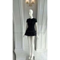 THIẾT KẾ- SET ÁO THUN NHÚN PHỐI CHÂN VÁY