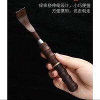 [Thiết kế thu gọn dễ mang theo] Sản phẩm gỗ gãi lưng thu gọn bằng gỗ đàn hương tím chính hãng, không cần trợ giúp, gãi lưng gỗ gà đỏ, năm mới ATUE