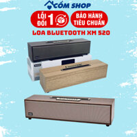 (Thiết kế vân gỗ) Loa Bluetooth XM-520 Nghe Nhạc Hay Âm Thanh Sống Động, Hỗ Trợ Cắm Usb Thẻ Nhớ Pin trâu