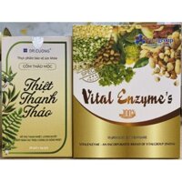Thiệt thanh thảo + enzyme vital cho ba mẹ cửa sổ vàng