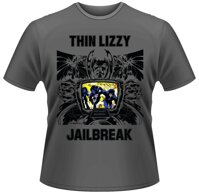 Thin Lizzy Jailbreak Áo Thun (Màu Xám)-Mới