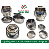 [THỊNH TÂM] Cặp lồng inox Cà Mèn Inox giữ nhiệt đựng cơm, thức ăn