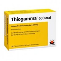 Thiogamma 600mg, 3 vỉ x 10 viên - Điều trị viêm đa dây thần kinh đái tháo đường