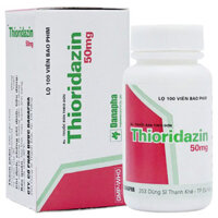 Thioridazin 50mg (Danapha), giảm các rối loạn tâm thần như hưng phấn, kích động