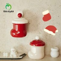 Thirstyaa Thùng rác để bàn có thể hút cốc đựng bút văn phòng