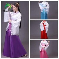 Thirstyaa Váy Hanfu Trung Quốc Cosplay Nhiều Màu Sắc Bé Gái