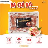 THỊT BA CHỈ BÒ MỸ KHAY 500GR CHẤT LƯỢNG TUYỆT HẢO