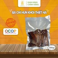 Thịt ba chỉ lợn gác bếp Tây Bắc thit ba chỉ hun khói Thần Nông Foods thơm ngon gói 500gr