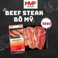 Thịt Beefsteak Bò Mỹ 500g Mega Việt Phát (giao hỏa tốc HCM) Dùng Làm Bít Tết Nhập Khẩu