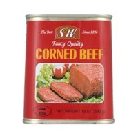 Thịt Bò Hộp, Fancy Quality Corned Beef, 12 oz (340g) - S&W