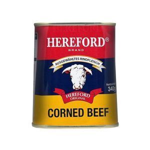 Thịt bò hộp Hereford Corned Beef 340g