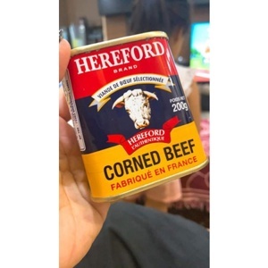 Thịt bò hộp Hereford Corned Beef 340g
