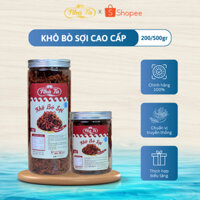 Thịt Bò Khô Sợi Nhỏ, Hàng Xuất Khẩu, Chuẩn Vị Truyền Thống, Thích Hợp Biếu Tặng - Nước Mắm Ba Làng Nhà Ta - ĂnVặt Bò Khô