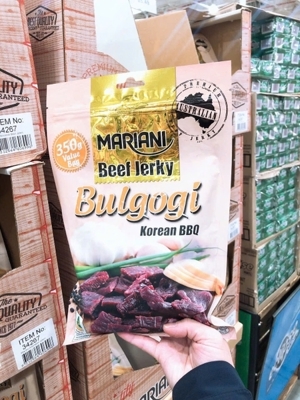 Thịt Bò Khô Úc Mariani Bulgogi Korea BBQ Gói 350g