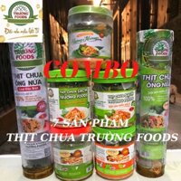 Thịt chua Trường Foods - combo 7 sản phẩm ( kèm lá sung ) ship hỏa tốc 2h Hà Nội - đồ ăn vặt giá rẻ