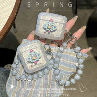 Thịt cừu sứ trắng xanh thích hợp cho vỏ bảo vệ Airpods3 Vỏ tai nghe Bluetooth thế hệ 1 / 2 của Apple airpodpro2 Generation