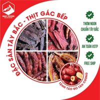 Thịt gác bếp Tây Bắc [Tặng Táo đỏ Tân Cương], thịt sấy đặc sản vùng cao chuẩn vị miền núi, cam kết đảm bảo an toàn VSTP