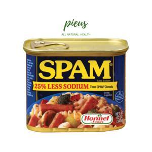Thịt hộp Hormel Spam Less Sodium 340g