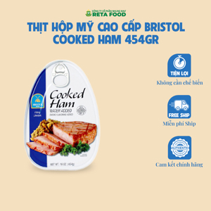 Thịt Hộp Nấu Chín - Bristol Cooked Ham Cooked Ham Meat 454g