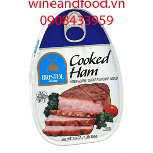 Thịt Hộp Nấu Chín - Bristol Cooked Ham Cooked Ham Meat 454g