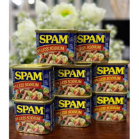 Thịt Hộp Spam 25% Less Sodium 340g Mỹ
