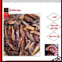 Thịt lợn ba chỉ sấy gác bếp gói 1 kg kèm tặng chẳm chéo, nhà làm không chất bảo quản.