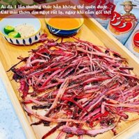 Thịt Lợn Gác Bếp Sa Pa -Tặng chẩm chéo khô -  Khô Thịt Heo Gác Bếp Sấy Chuẩn Tây Bắc