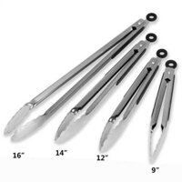 Thịt Nướng Súp Kẹp Salad Bít Tết Mì Ống Kẹo Than Củi Thịt Thép Không Gỉ Nướng Nhà Bếp Chiên Thực Phẩm Cli