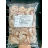 Thịt tôm thẻ sạch nguyên con xuất khẩu túi 1kg - tôm giòn tươi