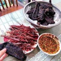 Thịt trâu gác bếp, đặc sản Sapa (nhận sỉ, lẻ các loại thịt gác bếp: đóng gói + hút chân không 500g)