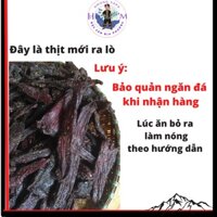 Thịt trâu gác bếp Tây Bắc Hmong Sapa gói 500g và 1 kg kèm 2 loại chẳm chéo và mắc khén