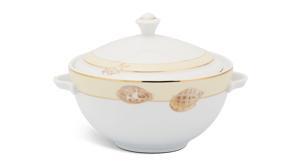 Thố 18 cm + nắp Camellia Hương Biển kem