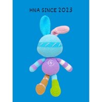 Thỏ bảy màu len handmade