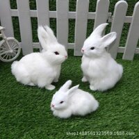 Thỏ bông chụp hình hằng nga