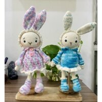 Thỏ bông móc len bằng tay