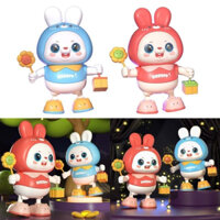 Thỏ cầm hoa nhún nhảy theo nhạc, Thỏ Cầm Hoa Nhảy Múa Bằng Điện Có Nhạc, thỏ cầm đàn, đồ chơi thỏ