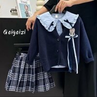 Thỏ Cảnh Sát Viên Quần Áo Váy Trẻ Em 2025 Thời Trang Bé Gái Judy Đầm Bé Gái Mùa Xuân Quần Áo jk Phù Hợp Với 2190