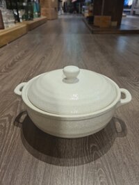Thố có nắp sứ 8/20cm sọc lộc phát không vệt