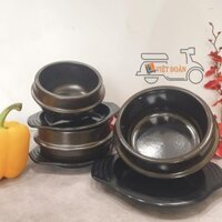 THỐ CƠM TRỘN HÀN QUỐC, CANH HẦM, NỒI KHO QUẸT,CƠM NIÊU nhiều size - Gốm sứ cao cấp, kiểu dáng sang trọng TẶNG KÈM ĐẾ LÓT