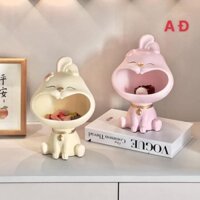 THỎ ĐỂ BÀN ĐỰNG ĐỒ DÙNG, BÁNH KẸO, TRANG TRÍ MẪU MỚI NHẤT 2024 - SIZE 28CM