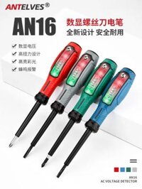 Thợ Điện Đa Chức Năng Mô-men Xoắn Cao专用 Máy Kiểm Tra Điện Áp Hiển Thị Kỹ Thuật Số Tua Vít Phát Hiện Rò Rỉ Ánh Sáng Màu Để Sử Dụng Tại Nhà