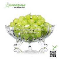 Thố đựng trái cây thủy tinh 3 chân