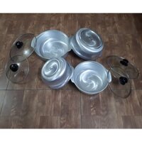 Thố gang đúc doa bóng  21, 23, 25, 27cm