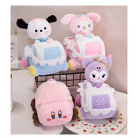 Thỏ hồng dễ thương Kuromi chó quế đồ chơi nhồi bông ô tô đồ trang trí búp bê