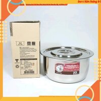 Thố Inox có nắp zebra Indian Chính Hãng Thái Lan