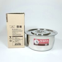 Thố inox Indian 1 đáy 22cm 4L Zebra 170022